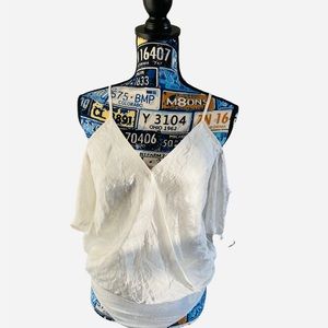 Shinestar cold shoulder blouse bodysuit.